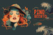 create handrawn surf skate illustration with awesome style
