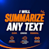 provide clear and concise summaries fast