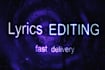 create aesthetic lyrics videos or caption edits for your content