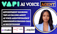 vapi ai calling agent, appointment booking, ai receptionist with make com