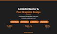 design your linkedin banner, post graphics and carousels