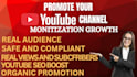 monetise youtube channel with promotion