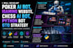 develop al powered game analytics tools chess engine and custom python applicati
