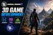 develop 3d unreal engine 5 game with advanced blueprints and UI UX level design