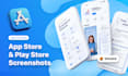 design high converting app screenshots for ios and android