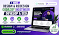 design godaddy hostinger website redesign godaddy website develop godaddy SEO