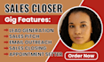 be sales closer salesperson b2b sales representative commission based closer