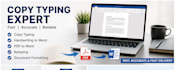 do professional copy typing and convert handwriting to word