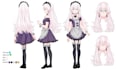 draw custom character reference sheet, turnaround and model sheet