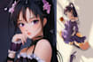 design anime banner with clean and modern layout