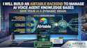 build an airtable backend to manage ai voice agent knowledge bases, airtable
