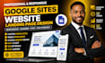 google sites website landing page design responsive business website