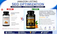amazon listing SEO optimization product description keyword research ranking