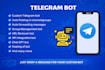 develop telegram bot, versel no cost deployment, forward bot, slack bot