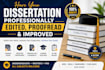 be your phd masters bachelor thesis ghostwriter and editor
