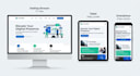 design responsive website UI UX layouts