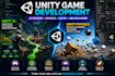 develop unity games with ai systems, physics, 2d, 3d and ar, VR game development