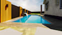 design 3d swimming pool, backyard pool, luxury pool rendering