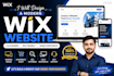 design wix website and redesign a business wix website