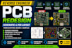 reverse engineer pcb, redesign  schematic pcb from existing pcb board