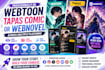do webtoon promotion, tapas comic promotion or webnovel across platforms