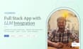 build a full stack web app with optional ai integration