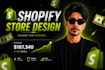 design a professional shopify or wordpress website