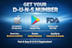 handle your d u n s number registration