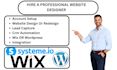 build or redesign wix website wordpress website automation and crm integration
