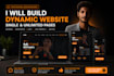 build custom website development, front end developer