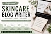 write skincare product review and comparison blog posts