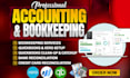 do quickbooks online bookkeeping, cleanup, setup and accounting