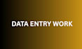 do data entry job