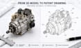 create uspto compliant patent drawings and technical illustration