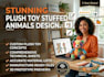 design plush toy stuffed technical sheet