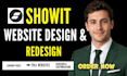 design showit website, showit template customization and showit redesign expert