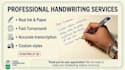 write anything in beautiful and neat handwriting