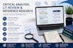 urgently do lit review, critical analysis, appraisal, reference search