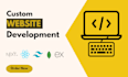 build a custom react web application
