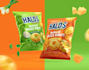 create chips, snacks, standup pouch bags packaging design