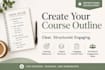 create a clear and engaging course outline for your training