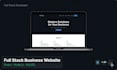 build a full business website with react, node, and mysql