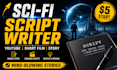 write a mind blowing sci fi script for youtube or short film