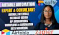 do airtable CRM, airtable consultant, airtable workflow automation, softr webapp