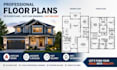 draw 2d floor plan, 3d floor plan, permit ready architectural floor plan layout