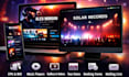 build a modern, premium website for music artists, producers, or music brands