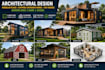 draw container homes tiny houses modular building  garden shed barn architecture