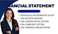 prepare financial statement CPA review reports and verified financial projection