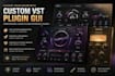 design custom vst plugin gui and professional audio plugin interface