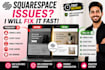 fix squarespace mobile responsiveness and design issues, website redesign